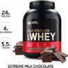 Optimum Nutrition Gold Standard 100% Whey Protein Powder, Extreme Milk Chocolate, 5 Pound (Packaging May Vary) - Image 2
