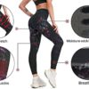 Cerburny Women's Athletic Workout Leggings High Waisted 4-Way Stretch Yoga Pants Running Exercise Pants - Image 4