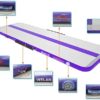 WelandFun Air Mat Tumble Track 10ft/13ft/16ft/20ft Inflatable Gymnastics Tumbling Mat 4/6/8 inchs Thickness Mats for Home Use/Gym/Yoga/Training/Cheerleading/Outdoor/Beach/Park wih Electric Air Pump - Image 3