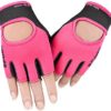Biking Gloves Kids Boys Girls Cycling Exercise Gloves Half Finger Fingerless Gloves Child Motor Bike Riding Anti-Slip Weight Lifting Bike Workout Climbing Bicycle Gloves Gym Skate Gloves - Image 3