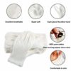 Plain White 100% Cotton Gloves for Eczema Small Bulk 12 Pairs,Thin Dry Hand Therapy Gloves Moisturizing Women Night Sleeping - Image 3