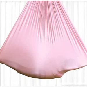 LJYT Yoga Hammock Flying Hammock Swing Aerial Yoga Hammock Fabric with Carabiner for Yoga Anti- Gravity Pilates (Color : C)