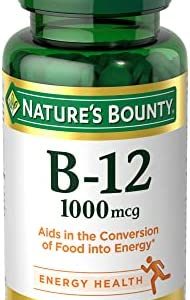 Nature's Bounty Vitamin B12, Supports Energy Metabolism, Tablets, 1000mcg, 200 Ct