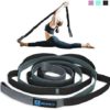 A AZURELIFE Premium Durable Cotton Stretch Strap with Loops, Non-Elastic Yoga Strap for Stretching, Multi-Loop Fitness Stretch Band for Physical Therapy, Yoga, Pilates&Dance - Image 2