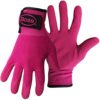 Boss Guardian Angel Sandy Nitrile Palm Work Gloves, Hook and Loop Closure, Non-Slip Grip, 2-pack, Green/Magenta, X-Small, (8443XS) - Image 3