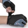 SPARKFIT Half Finger Cycling Gloves for Road Bikes and Mounting Biking, Bicycle Gloves Mountain Bike Gloves Non-Slip Shock Absorbent Palm Grip, Lightweight Lycra Moisture Wicking, Snug Compression - Image 4