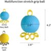 KOWVOWZ Multifunction Stretch Grip Ball Strength Trainer Exerciser, Finger Stretcher Trainer, Hand Exerciser, Stress Relief Strengthener Hand Gripper for Adults, Elderly Woman and Man - Image 5