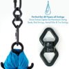 Harkla Swing Swivel (30 kN, 6,744 lbs Rated Breaking Point) - Rotational Device for Swing or Aerial Rig - Frictionless 360 Degree Eye to Eye Swivel - Image 4
