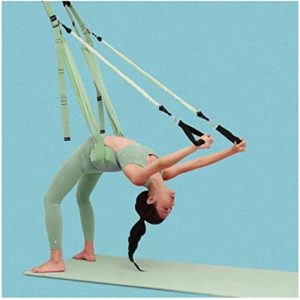 XIANGGUI 1983 Yoga Hammock Aerial Yoga Bending One-Word Horse Training Auxiliary Stretching Belt Household Hammock Lower Lumbar Splitting Stretch Belt Pilates