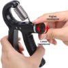 Eoney F6 Hand Grip Strengthener Adjustable Hand Grip Exerciser (Black) - Image 4