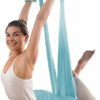 aum active Aerial Silks Fabric 4.5x3 Yards, for Aerial Yoga Hammock, Antigravity Yoga, Inversion Pilates, Sensory Swing - for Ceiling Height Upto 10ft - Image 5