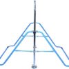 Athletic Bar Kids Jungle Gym Gymnastics 3 in 1 Deluxe Swing Set, Trapeze Rings, Monkey Bars Kip Bar Playground Expandable Junior Training Bar Foldable Climbing Tower Blue - Image 8