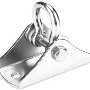 Alomejor Ceiling Anchor Stainless Steel Yoga Swing Hammock Mount Buckle Fixing Aerial Swing Hangers for Celling Installation