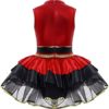 Yihuimin Kids Girls Metallic Mock Tank Leotard Tutu Dress for Ringmaster Halloween Circus Show Costume - Image 2
