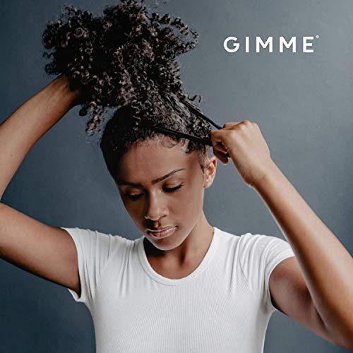 GIMME Bands Thick Fit Hair Ties | No Break Microfiber Thick Hair Elastics | Firm Yet Gentle Hold with No Snagging, Dents, or Breakage | Black Onyx - Image 7