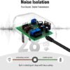 Donner DPA-1 Guitar Pedal Power Supply Adapter 9V DC 1A Tip Negative 5 Way Daisy Chain Cables for Guitar Effect Pedal - Image 3