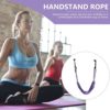 EXCEART 1 Set Aerial Yoga Hammock Flying Yoga Swing Pilates Aerial Silk Fabric Body Extending Strap Inversion Tool for Gym Home Fitness Violet - Image 8