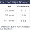Chalier 4 Pairs Girls Knee High Socks Cotton Knit Over Craft Thigh High Socks for Baby Toddler School Uniform - Image 7