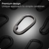 Spigen Carabiner Clips D Ring, Spring Snap Hook, Keyring Keychain Hook with Zinc Alloy Caribeaners - 3 Pack - Image 8