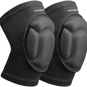 Sborter Protective Knee Pads 1Pair, Thick Sponge Collisioned Kneepads for Sports & Work & Warmth & Pain Relief & Daily Use,Black L