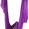 Aerial Yoga Hammock, 52.8M Durable Anti-Gravity Flying Yoga Swing, Micro-Elastic Sturdy Yoga Sling Hammock, Maximum Loading 23Kn Pilates Aerial Inversion Kit for Beginners Advanced(Dark Purple) - Image 4