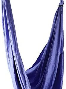 BTER Aerial Yoga Hammock, Antigravity Aerial Yoga Flying Yoga Swing, Different Height Adjustments Aerial Silk Swing Kit, Durable Aerial Yoga Fitness Hanging Grip, Inversion Swing Sling Hammock