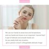 Moisturizing Spa Gloves Half Finger Touch Screen Gloves Gel Glovers Gel Line with Essential Oils and Vitamin E for Dry Cracked Hand (Pink) - Image 2