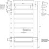 Vita Vibe VSB Series- 36" Wide Stall Bars (Swedish Bars) - 72" - 90" Tall - Image 4