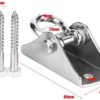 Alomejor Ceiling Anchor Stainless Steel Yoga Swing Hammock Mount Buckle Fixing Aerial Swing Hangers for Celling Installation - Image 4