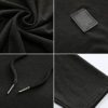 Mens Fashion Athletic Hoodies Sport Sweatshirt Solid Color Fleece Pullover - Image 5