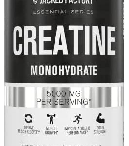 Creatine Monohydrate Powder 5g - Premium Creatine Supplement for Muscle Growth, Increased Strength, Enhanced Energy Output and Improved Athletic Performance - 85 Servings, Unflavored