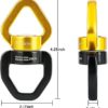 Swing Swivel, 35KN Safety Rotational Device, Digtichnny Swing Spinner for Web Tree Swing, Aerial Dance, Children's Swing, Hanging Hammock - Image 5