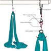 YXCUIDP Aerial Yoga Hammock,Nylon Tricot Premium Yoga Swing Set for Yoga Anti-Gravity Inversions Premium Aerial Silk Yoga Swing Antigravity Yoga (Color : Blue, Size : 1.5M*8m) - Image 3
