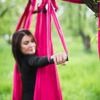 Aerial Yoga Swing Set - Yoga Hammock Aerial Swing - Aerial Sling Inversion Fly Kit - Flying Yoga Inversion Tool - Antigravity Ceiling Hanging Yoga Sling - Adult Kids Arial Door Yoga Swing - Image 4