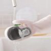 UOJO Reusable Household Cleaning Gloves and Non-Slip Grip Reusable Unlined Dishwashing Gloves Cleaning Brush (Grey-Brush-Halfpalm) - Image 4