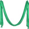 yotijay Flying Aerial Hammock Silk Sling Aerial Inversion Fabric, Green - Image 2