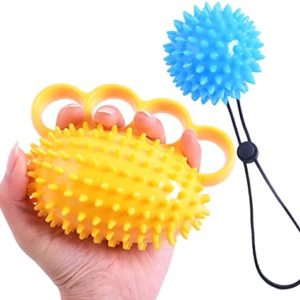 2 Pack Hand Exerciser Grip Strengthener Ball, Squeeze Stress Therapy Balls for Hand Exercise