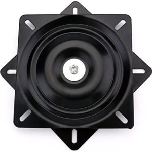 Fasmov 7" Heavy Duty Bar Stool Swivel Replacement Seat Swivel Base Bar Stool Swivel Plate, Black