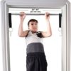 DreamGYM Doorway Swing for Kids Indoor - Trapeze Bar and Blue Gymnastic Rings Combo - Image 4