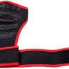 Mind Reader Pull-Up Glove Set, Secure Finger Holes, Textured Non-Slip Grip for Chin-Up Bars, Gymnastics, Circus Training, Aerial or Pole Fitness, Small, Red - Image 3