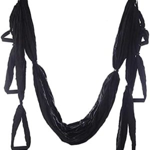ONWRACE 1 Set Nylon Aerial Yoga Hammock Aerial Yoga Swing Set, Antigravity Aerial Silks Adult Anti-Gravity Aerial Yoga Hammock Swing Fitness Equipment for Indoor