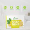 BAMBOEARTH Antibacterial Paper Soap Sheets For Hand Washing - 3 Packs Portable Disinfecting Pocket Travel Soap Sheet Dissolvable And Disposable Camping Mini Size Dry SoapSheets For laundry Hands Wash (Fresh Lemon Pack Of 3) - Image 8