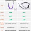 Xiaokeis Aerial Yoga Swing Set, Yoga Hammock Trapeze Swing, Flying Yoga Inversion Tool, Antigravity Ceiling Hanging Yoga Sling for Indoor Outdoor Inversion Therapy (Purple) - Image 9