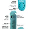 Kuros! By Mace Brand Pocket Pepper Spray and Personal Alarm Combo (Turquoise) – Accurate 10’ Powerful Pepper Spray with Flip Top Safety Cap, Leaves UV Dye on Skin, Personal Alarm Emits Powerful 130 dB - Image 14