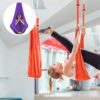 CurcKua 7PCS Aerial Yoga Hammock Silk Yoga Hammock, Aerial Yoga Swing for Inversion Exercises Improved Flexibility - Image 6