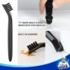 MR.SIGA Grout Cleaner Brush Set, Detail Cleaning Brush Set for Tile, Sink, Drain, Grout Brush Set for Edge, Crevice Cleaning - Image 4