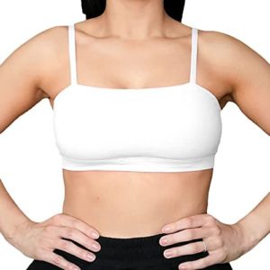 Aoxjox Women's Workout Bandeau Sports Bras Taining Fitness Running Yoga Crop Tank Top