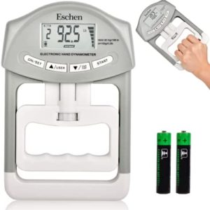 Grip Strength Trainer, Hand Strengthener for Forearm Finger Exerciser, Adjustable Resistance Measurement Meter Auto Capturing Electronic Grip Trainer for Athletes, Home, Car, Clinic 198 Lbs/90 Kgs