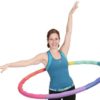Sports Hoop Weighted Hula Hoop, ACU Hoop 3M - 3.2lb Medium, Weight Loss Fitness Exercise with Wavy Ridges (Rainbow Colors) - Image 7