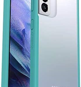 OTTERBOX PREFIX SERIES Case for Galaxy S21+ 5G (ONLY - DOES NOT FIT non-Plus size or Ultra) - SEA SPRAY (CLEAR/SCUBA BLUE)